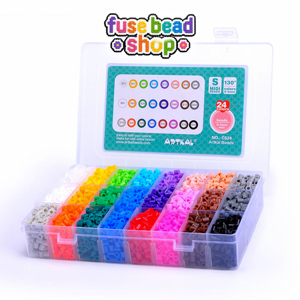 Artkal 24 Colors S-Midi Fuse Beads Box
