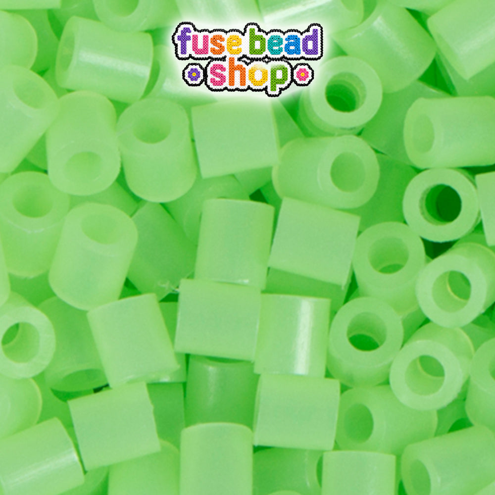 Green Glow 5mm Midi Fuse Beads (1000pcs)