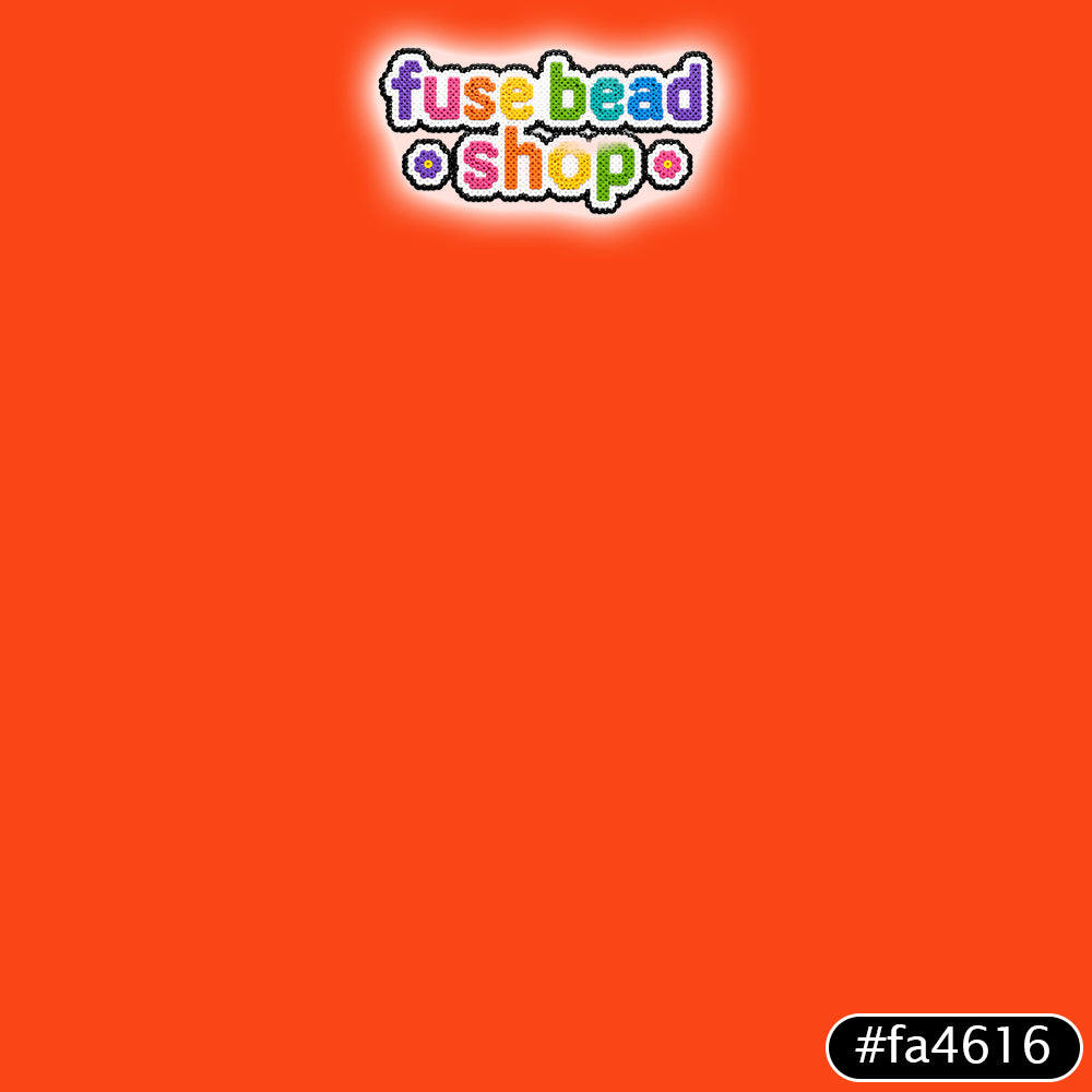 Orange S-Midi Fuse Beads (1000pcs)