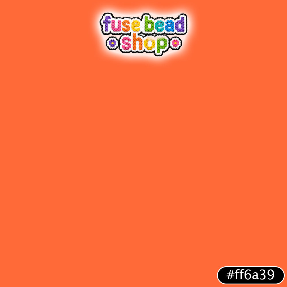Bright Carrot 5mm Midi Fuse Beads (1000pcs)