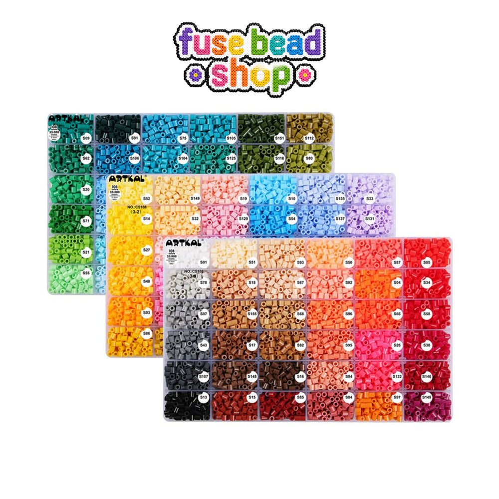 Artkal 108 Colors S-Midi Fuse Beads Box