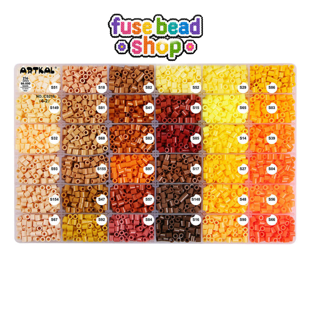 Artkal 216 Colors S-Midi Fuse Beads Box