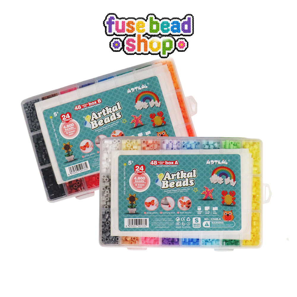 Artkal 48 Colors 5mm Midi Fuse Beads Box