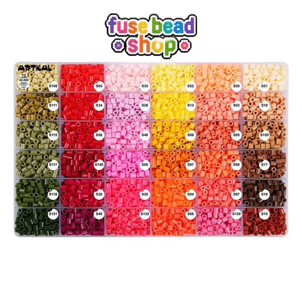Artkal 72 Colors S-Midi Fuse Beads Box