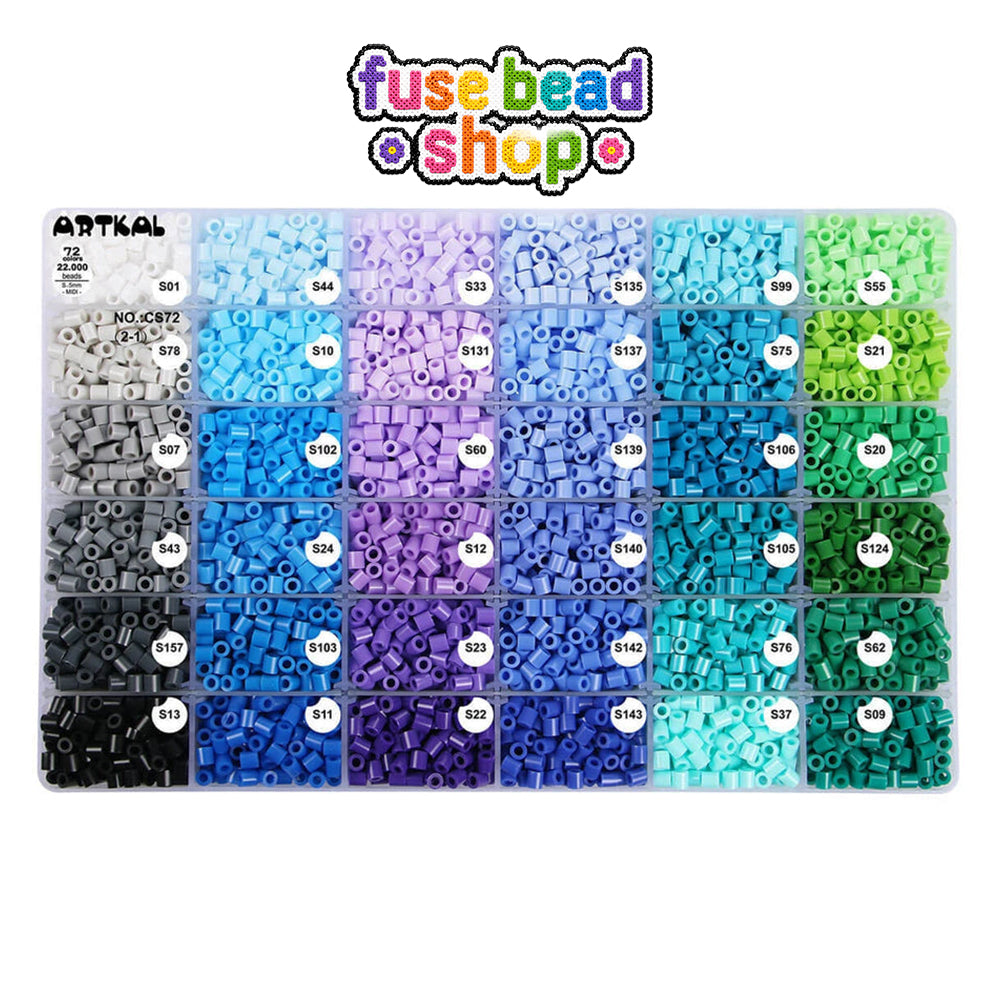 Artkal 72 Colors S-Midi Fuse Beads Box