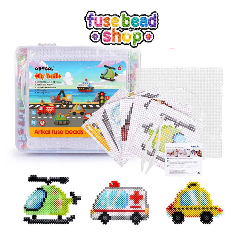 Artkal City Traffic Theme S-Midi Fuse Beads Kit