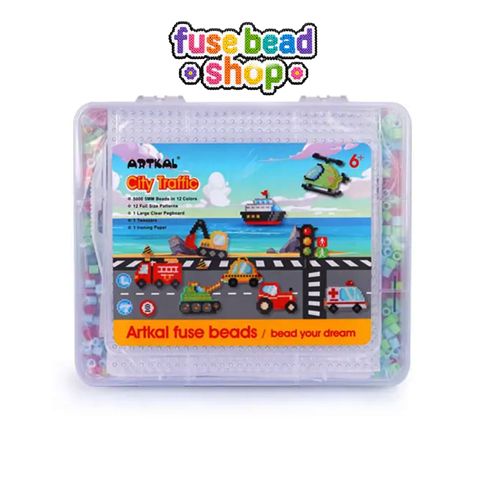 Artkal City Traffic Theme S-Midi Fuse Beads Kit