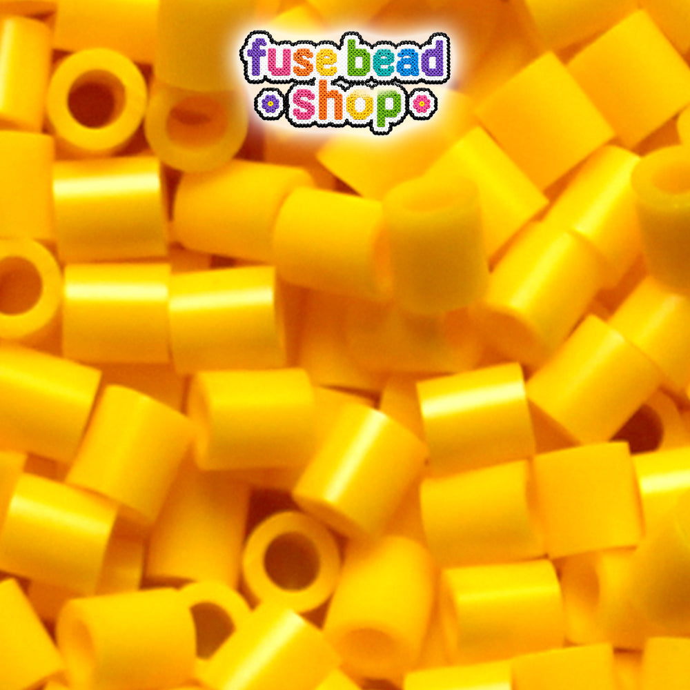 Yellow Solid 5mm Midi Fuse Beads (1kg)