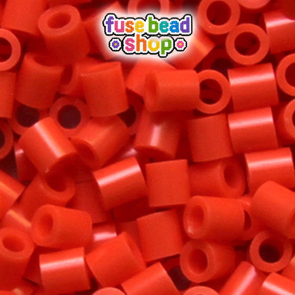 Blaze Orange Solid 5mm Midi Fuse Beads (1kg)