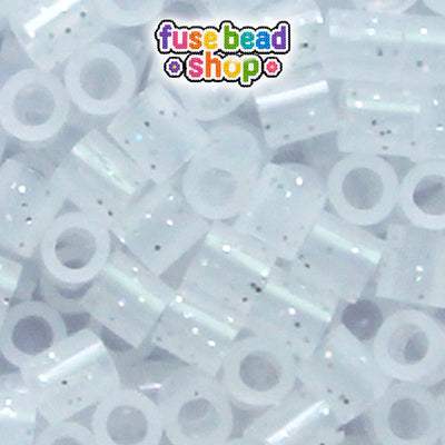 White Glitter 5mm Midi Fuse Beads (1000pcs)
